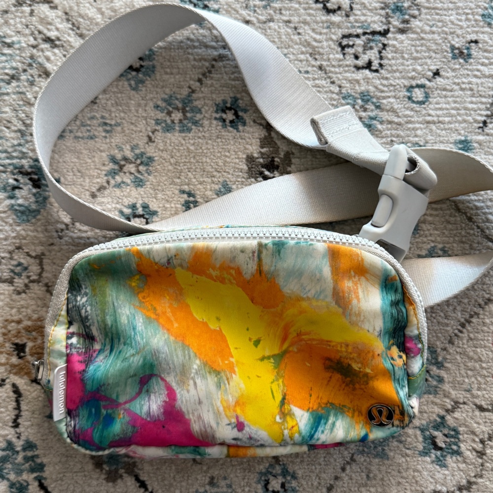 Lululemon multi colour belt bag - limited edition *rare*